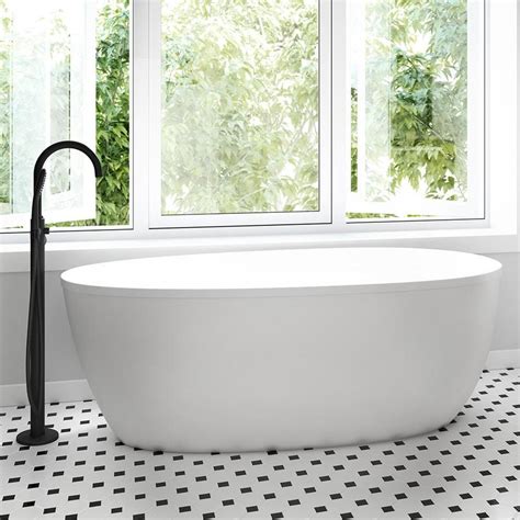 freestanding tub reversible drain|5 foot free standing tub.